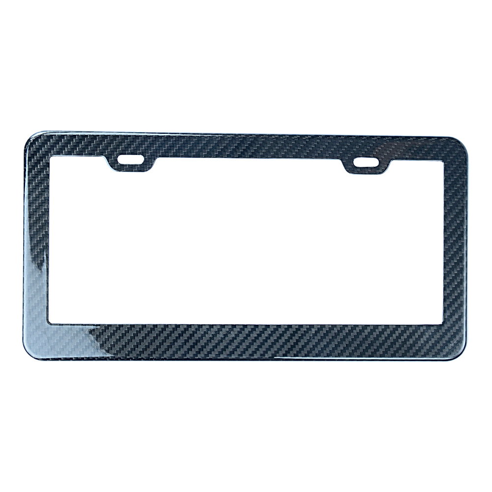 carbon fiber license plate frame 