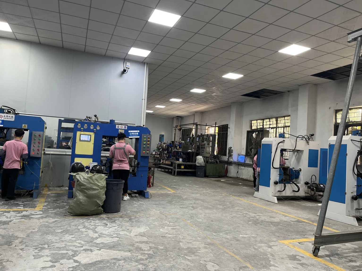 Production floor at JOHHAR carbon fiber composite factory