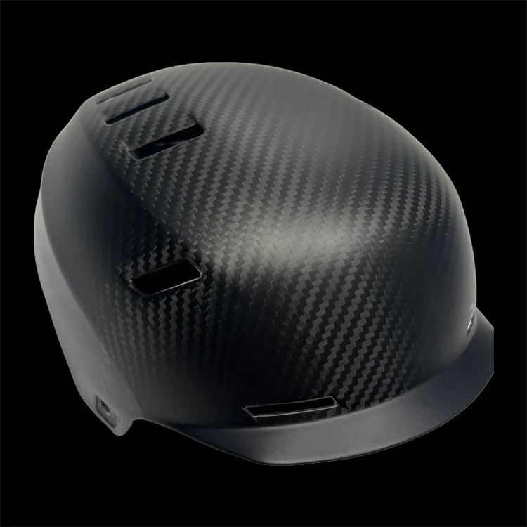 Vented compact shell; actual carbon fiber helmet shell project reference