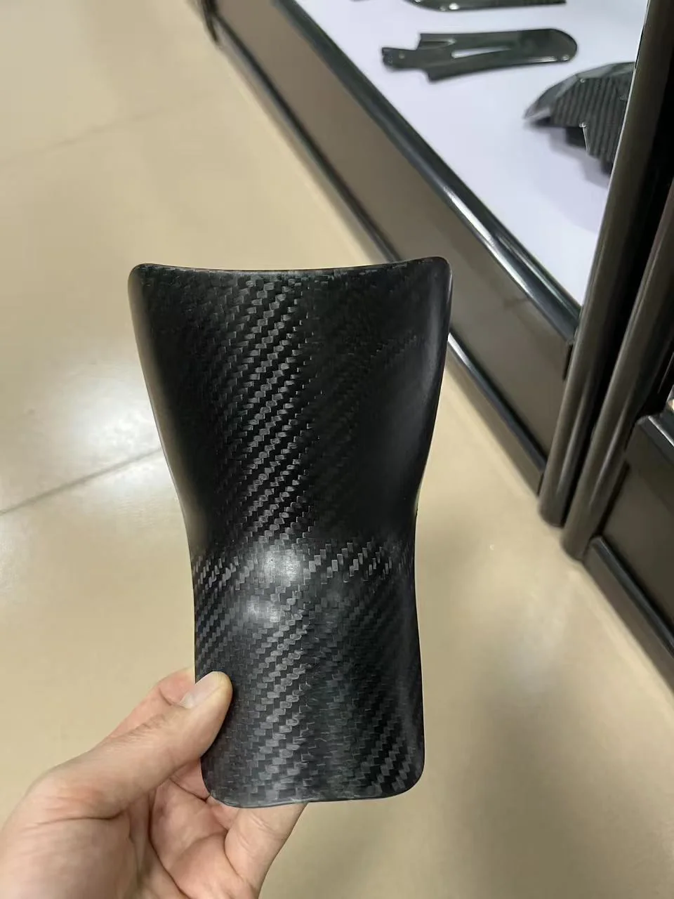 Custom carbon fiber motorcycle component — Project photo 04
