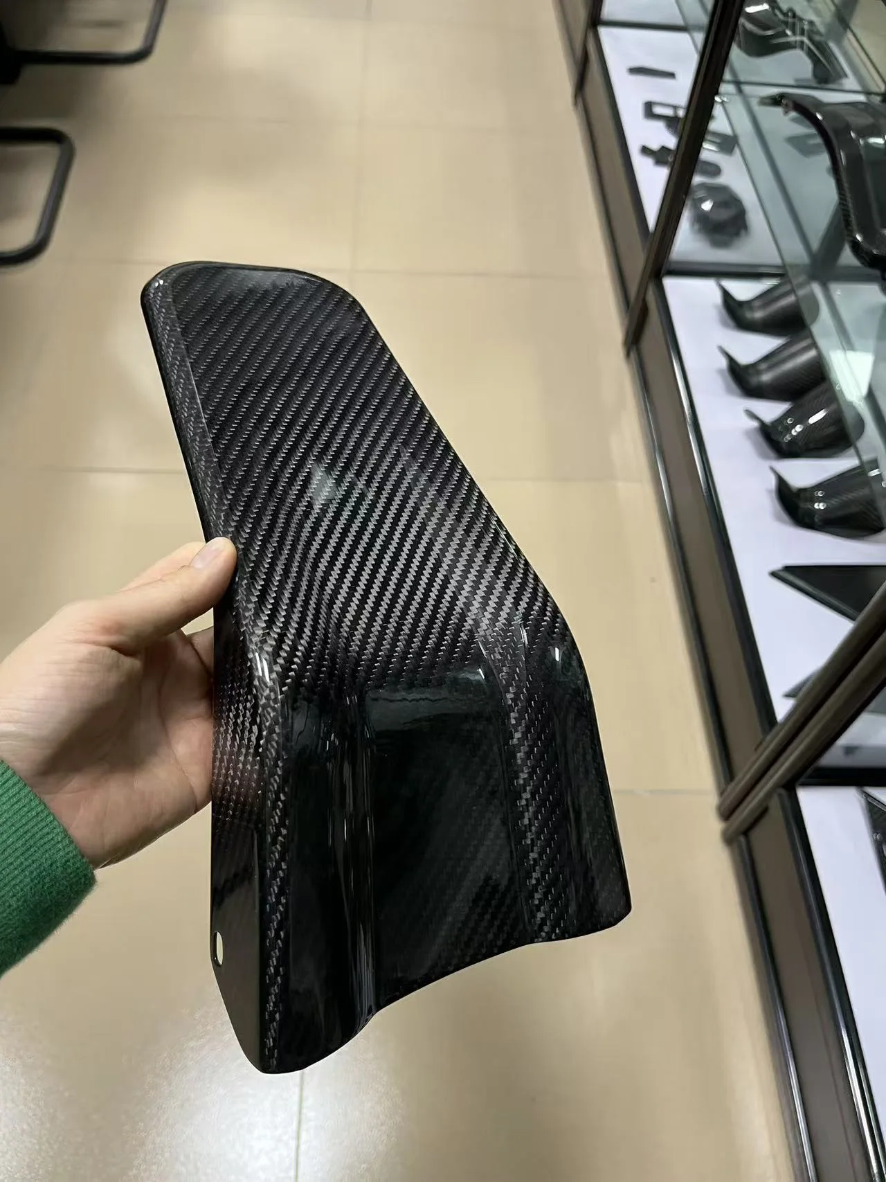 Custom carbon fiber motorcycle component — Project photo 07