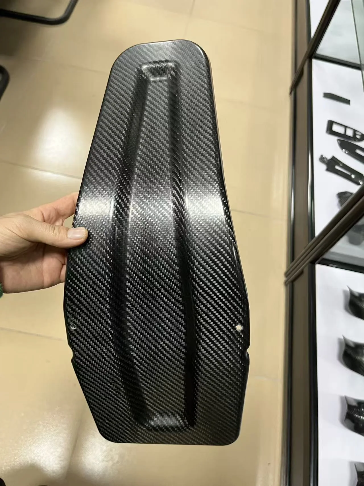 Custom carbon fiber motorcycle component — Project photo 09
