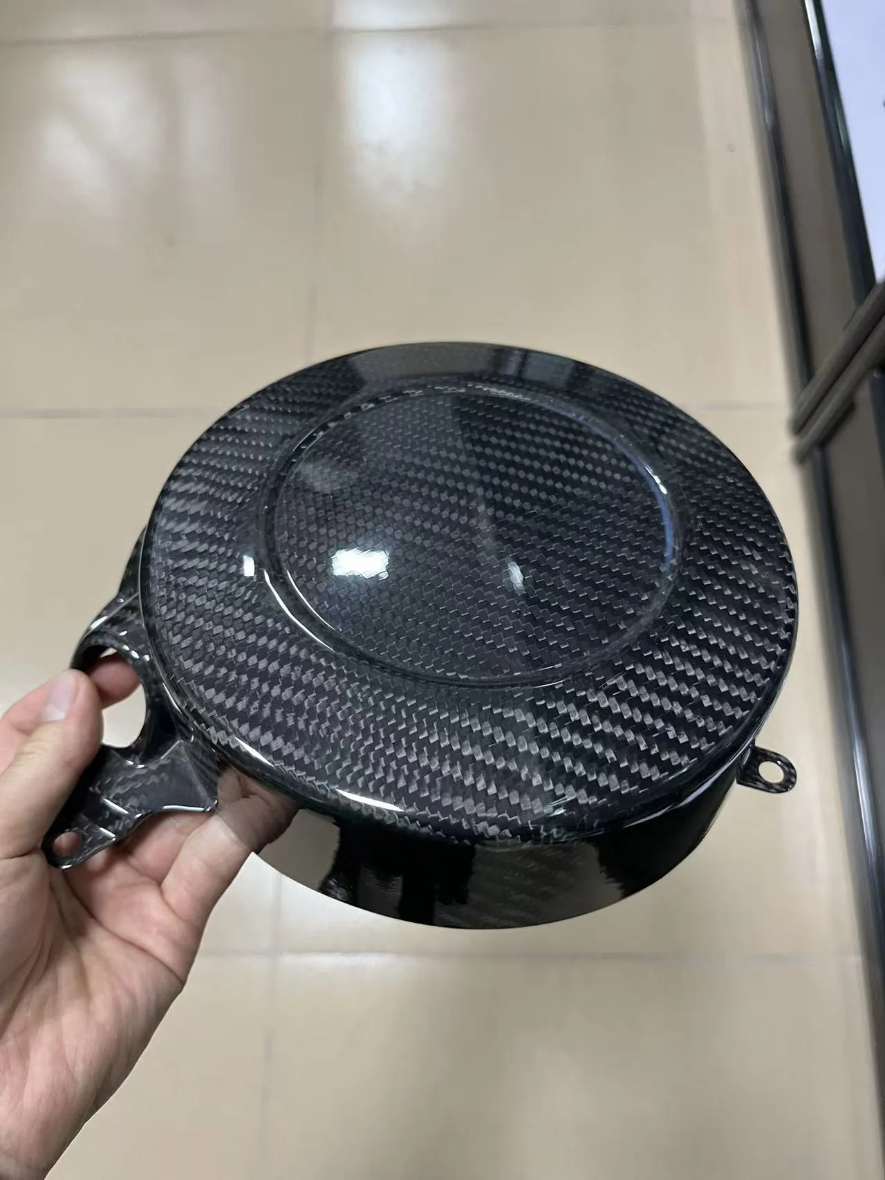 Custom carbon fiber motorcycle component — Project photo 10